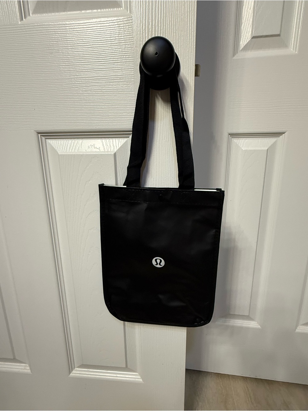 Lululemon Small Black Tote with Logo